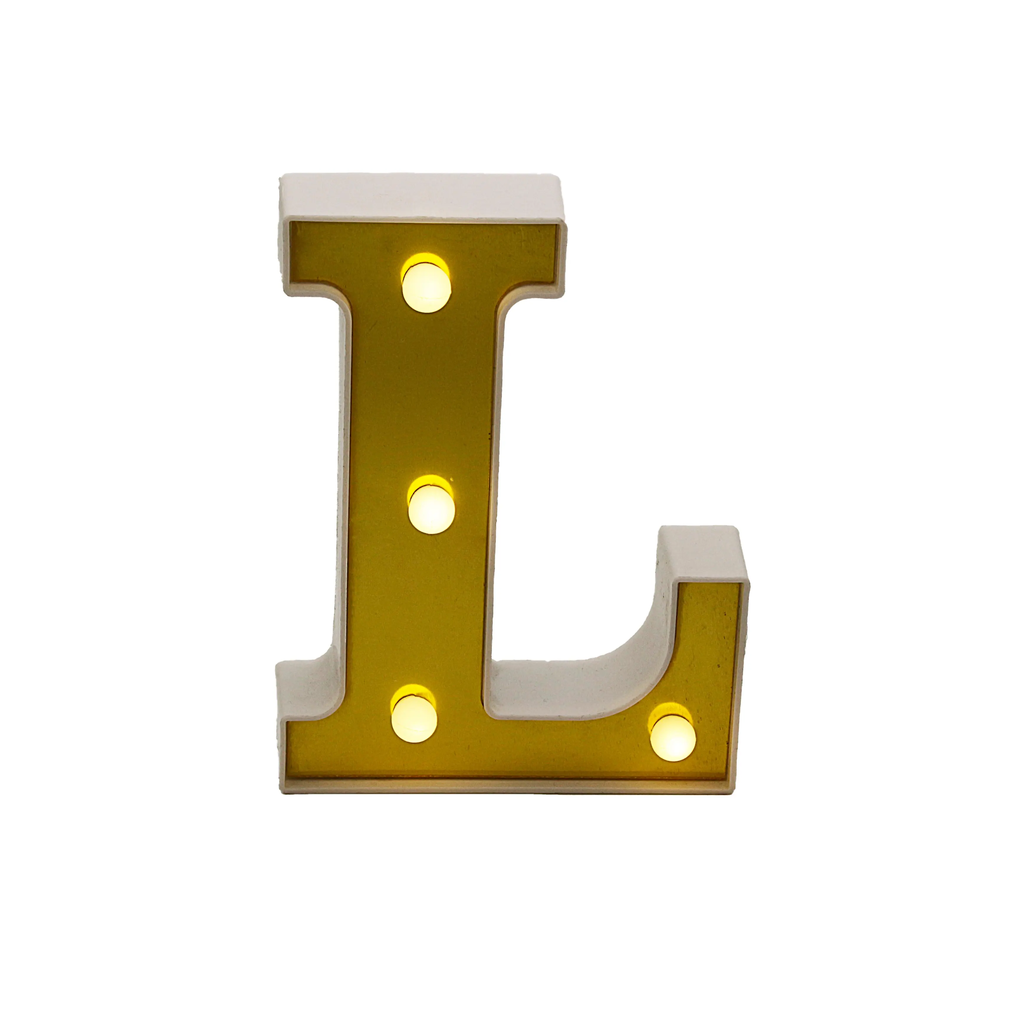 16CM Led Letter Board Backlit Sign Channel Indoor And Outdoor Decorative Display Small Brass Letters lights