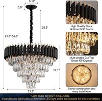 Lustre Grand Luxe de Plafond pour Hôtels Modernes Nordiques, Escaliers de Mariage, Décor Doré, Cristaux de Salon, Pendentifs Lumineux