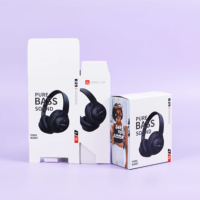 Emballage en carton ondulé rigide pliable imprimé sur mesure pour les accessoires d'écouteurs électroniques intelligents - Dossiers en carton recyclables