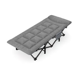 가정, 사무실, 야외 캠핑, 점심시간 휴식을 위한 싱글 편의용 접이식 금속 프레임 침대 - Product Image 2