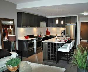 Muebles de Cocina Modernos y Sencillos de Madera Maciza con una Puerta Superior, Colección Completa para Toda la Casa, Directo de Fábrica en Hangzhou - Product Image 1