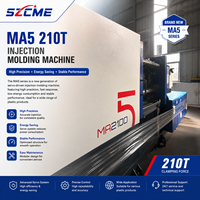 Machine de moulage par injection servo SZCME MA5 210T neuve pour les bouchons en plastique, les préformes PET, les contenants et les produits en plastique