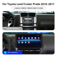 Écran ZWNAV 12 pouces pour Toyota Land Cruiser Prado 2010-2019 Android 15 Carplay Multimédia Autoradio Stéréo Lecteur Navi GPS DSP