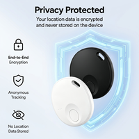 Dispositivo de Rastreo GPS con Diseño Impermeable, Control por Aplicación, Localizador de Objetos para Bolsos, Llaves, Vehículos, Cuidado de Personas Mayores (Compatible con Android)
