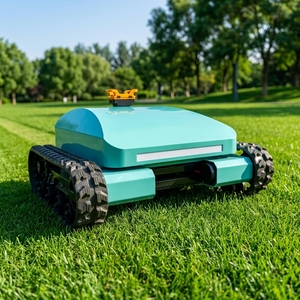 Livraison Gratuite Tondeuse à Gazon à Chenilles Rechargeable à Faible Teneur en Carbone avec Planification de Trajectoire GPS, Batterie au Lithium 800mm pour la Coupe de l'Herbe E800 Haute Efficacité - Product Image 2