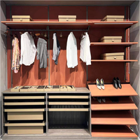 Système de placard de luxe structurel personnalisé armoire armoire Italie idées de dressing dressing système de rangement
