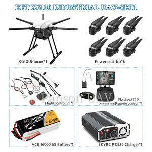 EFT X6100 Huấn Luyện Viên <span class=keywords><strong>Hexacopter</strong></span> Huấn Luyện Bắn Súng Điều Khiển Từ Xa RC Drone UAV Với Bộ Động Cơ E5 - Product Image 3