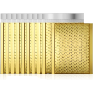 Nhà Máy Bán buôn tùy chỉnh hậu cần bao bì độn phong bì in bạc kim loại bong bóng bưu phẩm với logo - Product Image 1