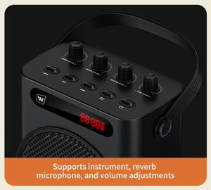Amplificador de Voz Portátil, Altavoz PA, Micrófono UHG, Sistema de Altavoces Portátil para Interiores, Micrófono de Mano - Product Image 3