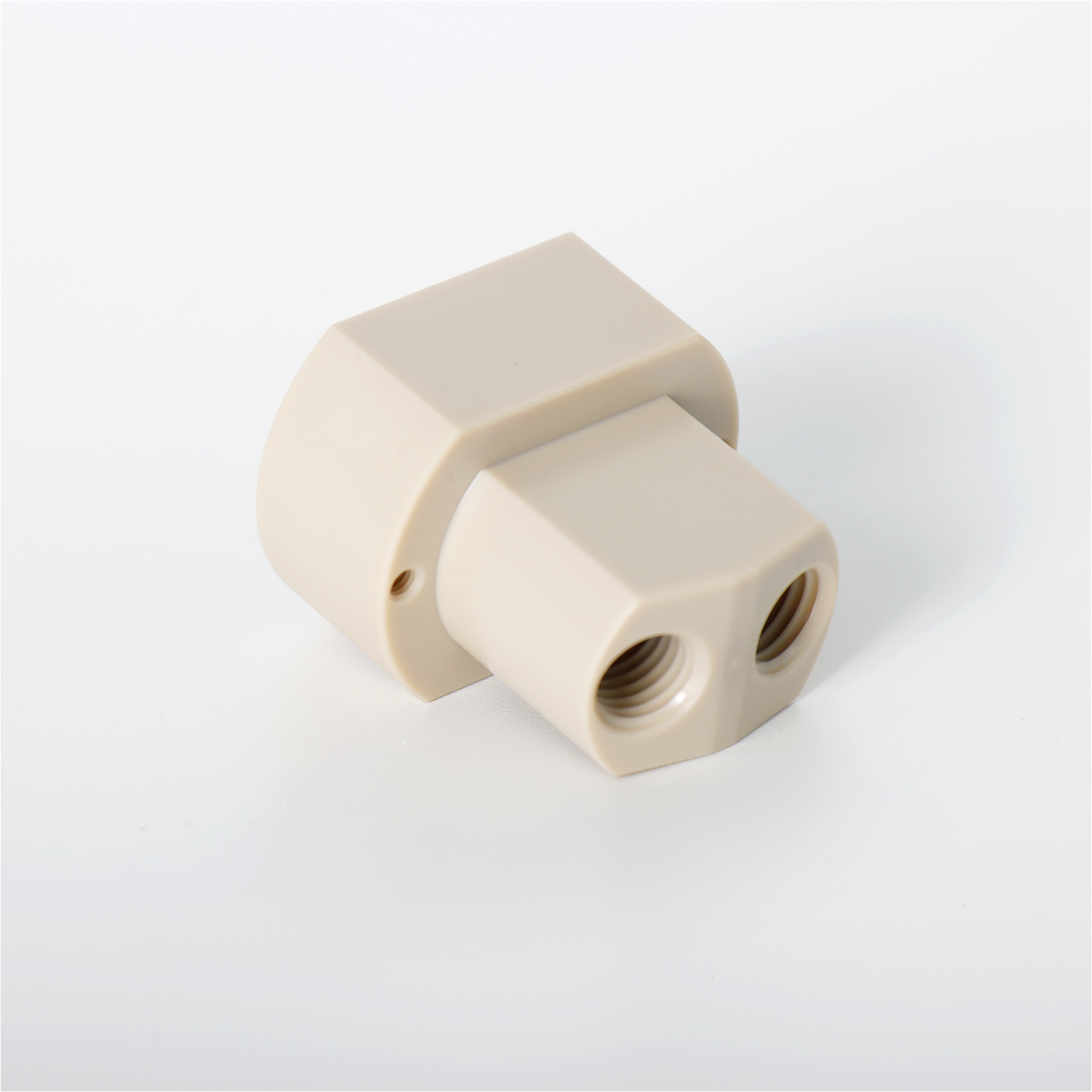 High Precision Custom CNC Machined PEEK Bearing OEM Engineering Plastic Machining Service