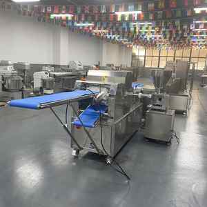 Machine de moulage de gâteau de lune à quatre seaux à grande vitesse remplissage de plateau entièrement automatique 220V nouvel état - Product Image 3