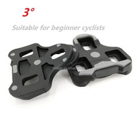 Durable pour SPD SL Crampons de pédale de vélo autobloquants Crampons de pédale de vélo de route à 6 degrés Pédales de vélo auto-équilibrantes en plastique