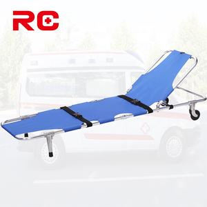 Camilla Plegable Compacta Hecha en China a Bajo <span class=keywords><strong>Precio</strong></span> con Colchón <span class=keywords><strong>de</strong></span> Tamaño Infantil para Uso Médico, Certificación CE ISO - Product Image 2