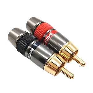 Conector RCA Monster, Enchapado en Oro, Conector de Audio con Aislamiento Rojo, para Colgar en Línea - Product Image 3