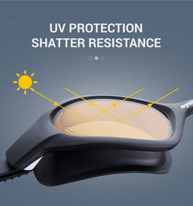 Meilleures lunettes de soleil professionnelles étanches avec bracelet en silicone anti-buée et logo personnalisé pour le matériel de compétition pour adultes - Product Image 4