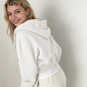 Felpa con Cappuccio Gotica da <span class=keywords><strong>Donna</strong></span>, Casual, Oversize, Impermeabile, con Zip, Stampa Antirughe, Tasca Frontale, per Primavera e Autunno - Product Image 3