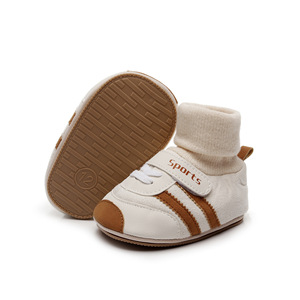 New Spring Autumn Baby <b>Shoes</b> 0-1 Years Boys Girls Integrated Warm Non-slip Toddler Walking Sock <b>Shoes</b> - Product Image 5