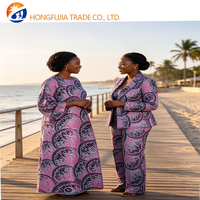 Kain Organza Batik Afrika Tenun Katun 100% Baru Anti-Pilling Berat Sedang untuk Pakaian Bayi/Laki-laki/Perempuan Pria Wanita