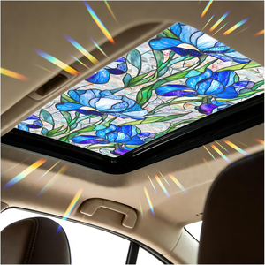 Film pour toit ouvrant de voiture sur mesure, imprimé UV, autocollant statique, résistant à l'eau, amovible - Product Image 1