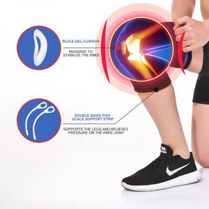 Rodillera de nailon antideslizante, rodillera de compresión con bisagras para artroartritis - Product Image 4