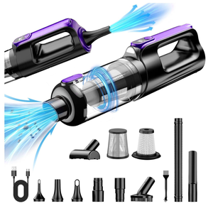 Mạnh mẽ mini không dây cầm tay máy hút bụi mới Làm Sạch Khô hệ thống Cyclone thiết kế USB powered cho nhà xe khách sạn sử dụng ngoài trời - Product Image 1