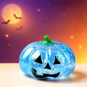 Juguete Antiestrés de Silicona con Forma de Calabaza de Halloween, con Purpurina, para Mayores de 14 Años - Product Image 3
