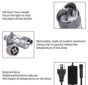 Liwiny H4 옐로우 화이트 LED 미니 프로젝터 렌즈 LA82 PRO LED 150W 20000LM LED 헤드라이트 프로젝터 전구 미니 바이 LED 렌즈 전구 - Product Image 4