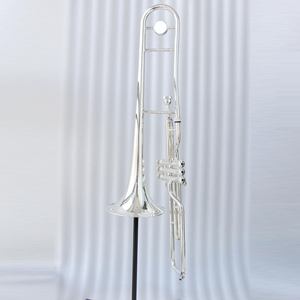 Trombone di alta qualità tono Trombone ottone argento placcato Trombone per Marching Band & <span class=keywords><strong>Orchestra</strong></span> - Product Image 2