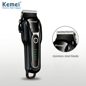 Máquina de Cortar Cabelo Elétrica Recarregável Kemei KM-1991, Kit de Aparador de Pelos para Cães e Gatos, Ferramentas de Remoção de Pelos 5W - Product Image 2