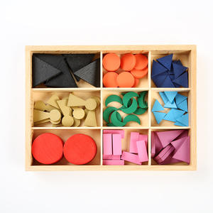 HOYE CRAFT ชุดบล็อกมีสีสันแบบมอนเตสซอรี่,สัญลักษณ์สอนไวยากรณ์ทำจากไม้<span class=keywords><strong>พื้นฐาน</strong></span>มาพร้อมกล่อง - Product Image 6