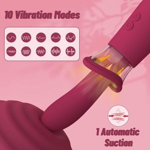 Masturbador de vibración única de inhalación completamente automático para vibrador de masaje AV femenino - Product Image 5