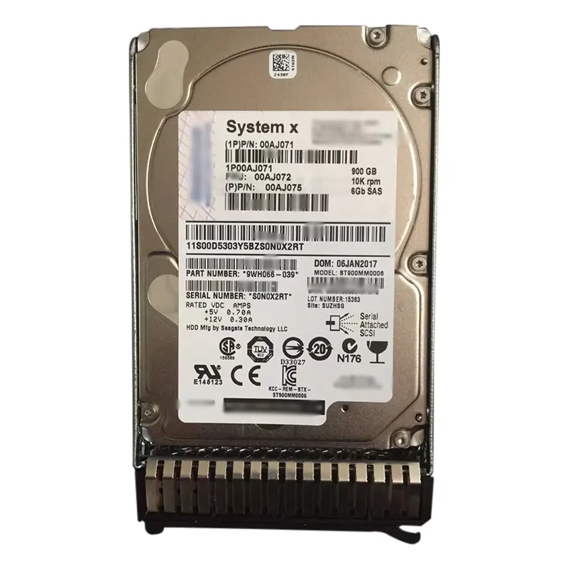 Baru 00AJ071 00AJ072 00AJ073 2.5in 900GB 10K RPM SAS 6GBPS G3HS HDD Hard Drive