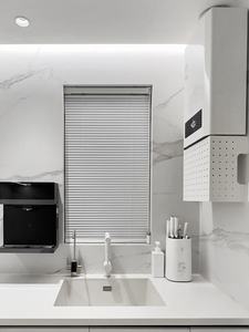 ظلال حديثة مصنوعة من الخرز اليدوي ، ستائر فينيسية من الألومنيوم ، سادة أفقية مدمجة للنوافذ - Product Image 6