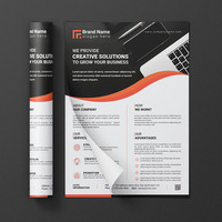 Services d'impression de prospectus, de flyers et d'affiches en papier brillant personnalisé pour la promotion