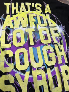 هودي عالي الجودة بطباعة 'تلك كمية هائلة من شراب السعال'، 100% قطن، تصميم كلاسيكي فضفاض، سترة رجالية مطبوعة بعلامة تجارية - Product Image 6