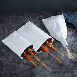 Emballage alimentaire jetable avec adhésif thermofusible, papier d'aluminium, sac en papier pour collation, sac en papier résistant à l'huile, sac en papier kraft - Product Image 3