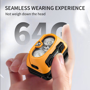 2025 New 600LM Rechargeable LED IPX6 Waterproof <strong>Headlamp</strong> Adjustable Hiking Headlight With 8 Modes &amp; Motion Sensor - Product Image 2