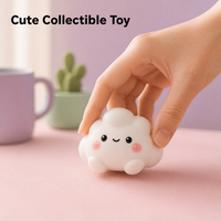 Coffret Cadeau Nuage 2 Pièces – Jouets Anti-Stress Doux et Mignons en Forme de Nuage Blanc pour Bureau et Détente