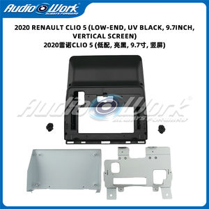 Marco de radio para coche de 9.7 pulgadas UV negro de gama baja para <span class=keywords><strong>Renault</strong></span> Clio 5 2020, marco de radio para coche, marco de radio Android - Product Image 4