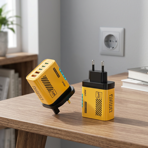 Chargeur mural LISEN 240W GaN 4 ports Type-C PD3.1 Charge rapide universelle pour téléphones et ordinateurs portables - Product Image 1