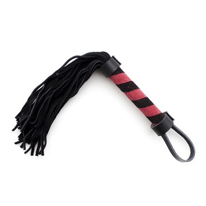 BDSM Bondage Real หนังนิ่มหนัง Flogger Bull แส้สำหรับผู้ใหญ่เล่น - Product Image 3