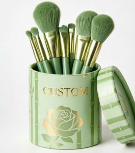 Custom Eco-Friendly Paper Tube Packaging With Gold Foil Printing For All Size Cosmetics Cosmetic <b>Brushes</b> and Beauty Products - Product Image 3
