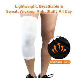 Genouillère Élastique Basique WHX0019 en Polyester, Spandex, Latex, Silicone Respirant, Soutien de Compression pour la Marche Quotidienne - Product Image 5