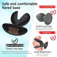 Elektrischer Schockimpuls Analvibratoren Vibrations-Expander Plug Prostata-Massagegerät für Männer Frauen G-Punkt-Vibrator Sexspielzeug für Paare