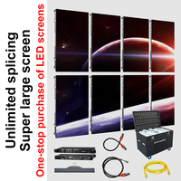 Layar LED Besar Layar Iklan LED Luar Ruangan Wasmo Taiah Video Com Dinding Latar Panggung Tahan Air Luar Ruangan P391