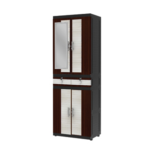 Mejora tu espacio con el colgador multifuncional MSC Drawer Fit con espejo, portátil, minimalista y moderno. - Product Image 4