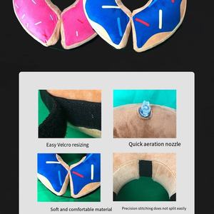 Collier de rétablissement de la santé des animaux de compagnie avec impression personnalisée beignet après chirurgie collier de protection souple réglable en PVC gonflable pour le cou pour chiens et chats - Product Image 2