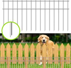 Giardino decorativo sotterraneo recinzione animale barriera per cani pannelli di ferro con telaio zincato filo di sicurezza utilizzo - Product Image 5