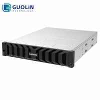 Almacenamiento Unificado NVMe All-Flash Lenovo ThinkSystem DM3200F 2U de 12 Bahías SFF SAN NAS para Empresas, Virtualización de Bases de Datos
