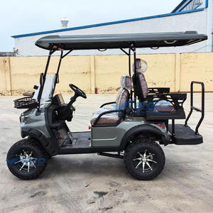 Voiture <span class=keywords><strong>de</strong></span> golf électrique 4 places personnalisable populaire pour les agences immobilières, les hôtels, les sites touristiques, les navettes, les visites touristiques - Product Image 4